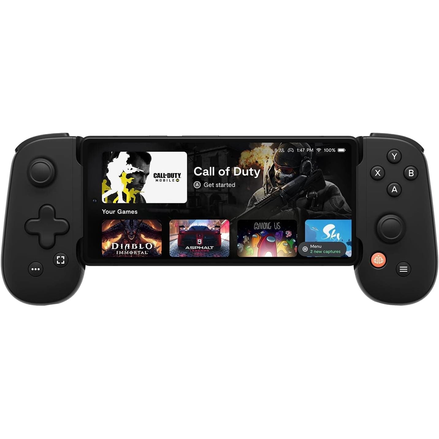 BACKBONE One Mobile Gaming Controller for Android (USB-C) - Xbox Edition - Turn Your Phone into a Gaming Console - Black - 1